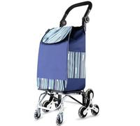 Folding Shopping Trolley Grocery Shopping Cart Trolley Bag Shopping Cart Foldable 8 PU Wheels Detachable Climbing Stair Heavy Duty For Supermarket Travel Picnic Shopping Trolley Folding Shopping Cart(