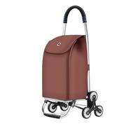 Folding Shopping Trolley with Removable Bag - Multi-Purpose Cart for Groceries, Laundry, and Errands - Lightweight 2-Wheel Design for Easy Storage