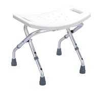 Folding Shower Chair, 3-Level Height Adjustable Seat