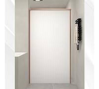 Folding Shower Drain for Bathroom - Invisible Plastic Liner Gap Cover with Storage Shelf Waterproof Shower Drain Solution for Easy Installation and Clean Look