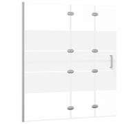 Folding Shower Enclosure ESG Shower Screen Cubicle Bath Cabin 100/120cm vidaXL