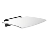 Folding Shower Seat Delabie Be-Line® removable 450x455 mm Black Matt 511920BK