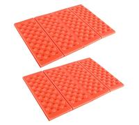 Folding Sit Mat Camping Mat Folding Foam Walking Mat Sitting Pad Portable Seat Cushion Waterproof Sit Mats for Walkers Pinic Hiking Camping Accessories Orange 2PCS