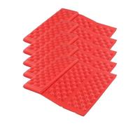 Folding Sit Mat Portable Lightweight MINI Beach Waterproof Moisture-proof Seat Cushion For Outdoor Picnic Foldable XPE Camping Egg Trough Mat(Red 5PCS)