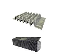 Folding Sit Mat Thickened Egg Crate Foam Sleeping Pad Portable Folding Camp Mat Moisture-Proof Camping Mattress For Outdoor Hiking Picnic Tent(Grey and Black)