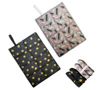 Folding Sit Mat Waterproof Outdoor Chair Cushion Portable Beach Cushion Pad for Camping Walking 2PCS sit mats for walkers beach pad outdoor chair