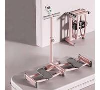 Folding Ski Simulator Training Machine with Arm Support and Digital Counter, Space-Saving and Portable for Home Fitness