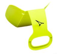 Folding Ski Sled Lightweight 310g Portable Plastic Rubber Design for Outdoor Sliding All Season Use Compact Foldable Size for Snow Sand Grass Multiple Colors for Kids and Adults(D)