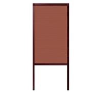 Folding Sliding Cabinet Door Kit, Pull-Down Honeycomb Pleated Accordion Doors Gate with Frame for Shoe Cabinet/Wardrobes/Wall Cupboards - Easy to Install(Red,36 x 40 inch)