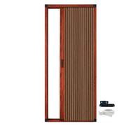 Folding Sliding Doors No Drill Installation, Customizable Room Divider Panels for Hallways and Closets, Retractable Space-Saving Solution