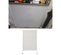Folding Sliding Kitchen Cabinet Door Small White, Non-Woven Retractable Door No Drilling, Cupboard Wardrobe Closet Partition Screen, Custom Size(125x125cm/49.2x49)