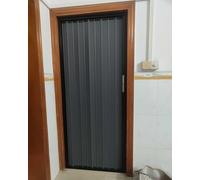 Folding Sliding Room Divider, Locking Accordion Door for Doorway Hallway, Aluminum Alloy Concertina Door
