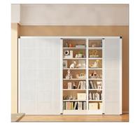 Folding Sliding Wardrobe Doors, Honeycomb Concertina Design for Kitchen, Closet, Office, Energy Efficient Cold-Proof Window Folding Curtain, Full Blackout