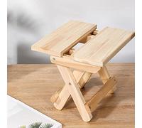 Folding Small Step Stool, Wooden Folding Chair, Foot Rest Shaving Stool, Wooden Storage Shelf, Lightweight And Anti Slip, Portable For Shaving Shower Foot Rest Household Kitchen Garden Camping