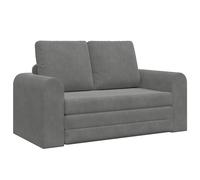 Folding Sofa Bed 110cm Velvet Convertible Couch Space-Saver Two-Seater vidaXL