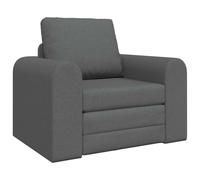 Folding Sofa Bed Light Grey 98 x 71 x 83 cm Fabric