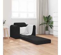 Folding Sofa Bed Light Grey 98 x 71 x 83 cm Velvet