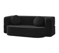 Folding Sofa Bed,Boneless Compression Sofa,Convertible Sleeper,Modern Foldable with Cushion,Woven Fabric,no Assembly Required,Detachable,Washable,Suitable for Living Room,Bedroom C,150CM