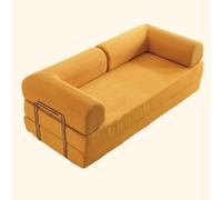 Folding Sofa Bed, Convertible Futon Sofa Chair, King Size Floor Corduroy Couch, Comfy Compression Lazy Mattress Couch With Back For Living Room Bedroom Lounge Apartment