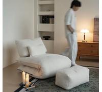 Folding Sofa Bed, Multi-Functional Lazy Sofa for Sitting & Lying, Portable Guest Sleeper, Convertible Floor Couch for Small Space