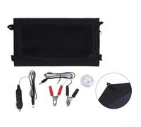 Folding solar charger with dual USB outputs, 30W max power, waterproof IP65 rating, lightweight and portable for camping, hiking, and For outdoor activities