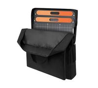 Folding Solar Panel Storage Bag, 600D Oxford Waterproof Solar Panel Bag with Shoulder Strap and Zipper, Easy to Carry Compatible with Jackery Solar Saga 100W 100X 200W for Outdoor Camping Travel