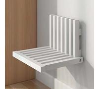 Folding Solid Wood Shower Bench Seat, Wall-Mounted Stool for Shower and Doorway, Versatile Utility Chair for Household Use