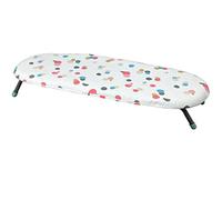Folding Space-Saving Compact tabletop Ironing Board Regular Lightweight Folding Compact Ironing Board with Iron Stand Camping Board Picnic Board Caravan Table Top Iron Board (82x32cm))