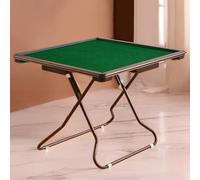 Folding Square Card Table for 4 People, Wear-Resistant Multifunction Desktop Ideal for Mahjong, Poker, Blackjack, Space-Saving Game Table