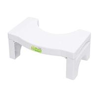 Folding Squatting Toilet Stool | 7 Inch Non-Slip Bathroom Step Stool | Anti Constipation Natural & Comfortable Squat Aid Stool (Pack of 2)