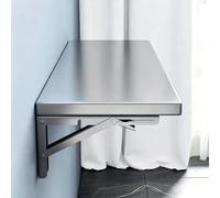 Folding Stainless Steel Wall Mounted Table, Versatile Workbench for Restaurant, Bar, Kitchen, Living Room, Laundry - Space-Saving Design