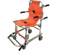 Folding Stair Chair for Elderly, Lightweight Emergency Evacuation Chair, Aluminum Lift Wheelchair for Ambulance Firefighter Rescue