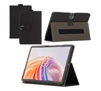 Folding Stand Case Compatible with TCL NxtPaper 11 Plus .5 inch (9469X) 2025 Tablet Protective Cover with Pencil Holder & Wrist Strap(Black)