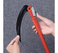 Folding Steel Gardening Scythe Sharp Grass Cutting Sickle