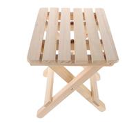 folding step Folding Solid Wood Step Stool Portable Camp Stool | Small Outdoor Seating Wooden Folding for Hiking Fishing Bathroom Use