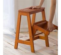 Folding Step Stool, 2-Step Lightweight Foldable Ladder for Indoor and Outdoor Use, 150kg Capacity for Home, Loft, and Camping