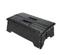 Folding Step Stool Portable Non-Slip Plastic Stool for Elderly, Pregnant Women and Kids Comfortable Indoor Outdoor Use