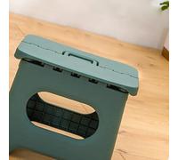 Folding Step Stool Portable Stron Saving Plastic Footstool for Adults and Kids Vintage Red Reaching High Shelves to Assisting in the Sink It Is for (Light Green)