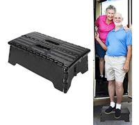 Folding Step Stool, Small Half Step Car Step Mobility Aid Portable Strong Non-Slip Disabled Step Stool, for Elderly Adults Kids Pregnant Bathroom Travel Use 38 * 21.5 * 13 cm