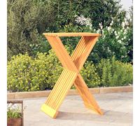 Folding Stool 40X32.5X70 Cm Solid Wood Teak