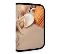 Folding Storage Bag, Seashells Starfish on The Sand Printed Storage Bag,tool Storage Bag,cosmetic Storage Bag