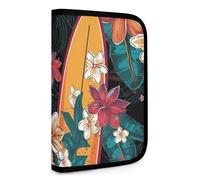 Folding Storage Bag, Surfboard And Flowers Printed Storage Bag,tool Storage Bag,cosmetic Storage Bag