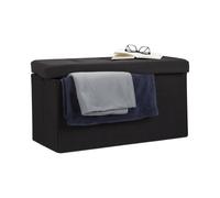 Folding storage bench Foldable Footstool 85 L 300 kg Folding Ottoman Lightweight