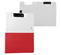 Folding Storage Box Flag Czech Republic National Blue Red A4 Clipboard Padfolio Double Clips Pen Holder Office Clip Board With Cover