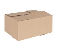 Folding Box Brown Cardboard 30 x 21.5 x 14 cm Pack of 50 Storage SpaceSaverBoxes