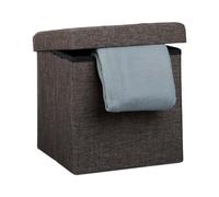 Folding storage ottoman Foldable Pouffe 40 L Lightweight Folding Storage Box