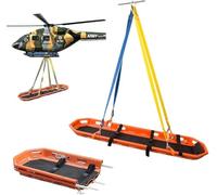 Folding Stretcher, Separate Type Portable Stretcher, Basket Type Medical Emergency Rescue Stretcher, with Special Sling, for Sea/Air/Mountain/Fire/Outdoor Rescue