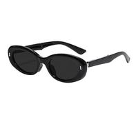Folding Sunglasses for Women, Polarized Lens, Lightweight, Portable Sunglass with Case, Sun Protection, Midnight Black, CD010 Black