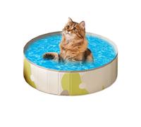 Folding Swimming Pool - Portable Puppy Bathtub - PVC Non-Slip Pool for Cats and Puppies Outdoor Garden Outdoor Activities