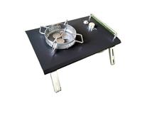 Folding Table 5 Unit Lightweight Backpack Roll Expand Adjustable Leg Desk Desktop Burner Bbq(One unit stove)